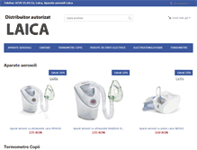 Tablet Screenshot of laica.com.ro